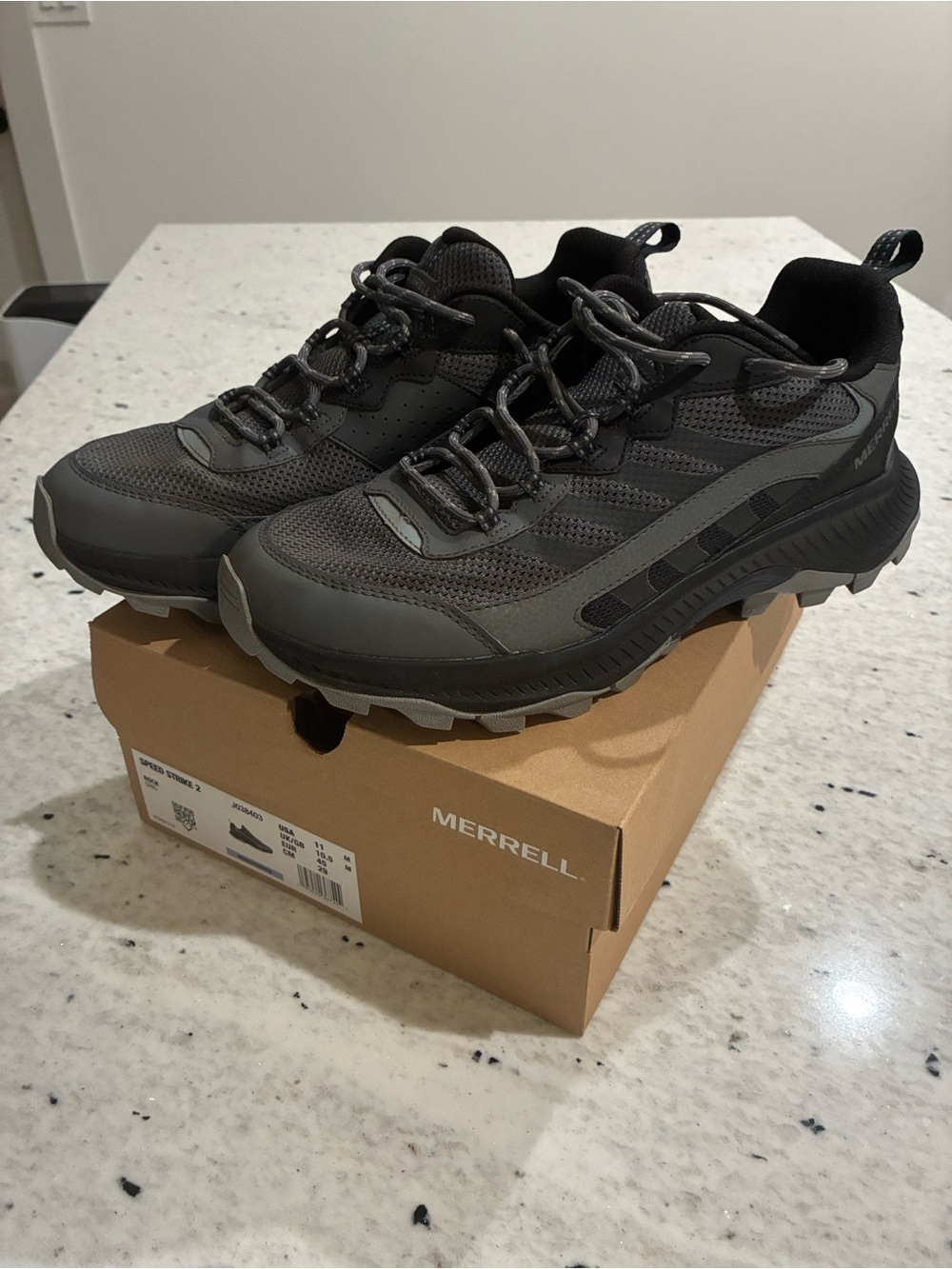 Merrell Speed Strike 2 Black -Men’s Size 11 Hiking Trail Running Shoes